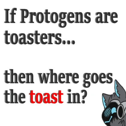 If Protogens are toasters then... (Blue)