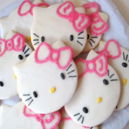 hello kitty cookies ༄ؘ