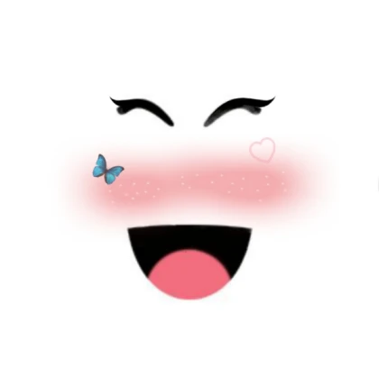 Aesthetic super happy face