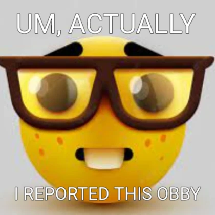 nerd emoji meme (obby creator)
