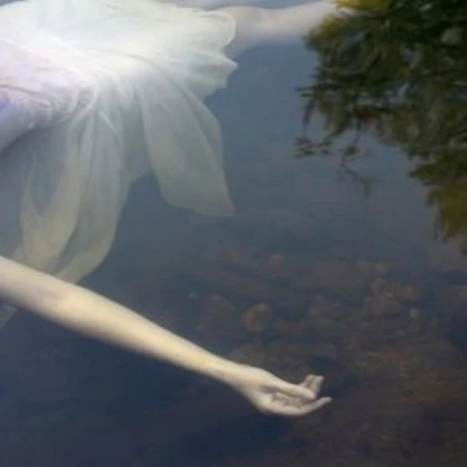 vamp aesthetic forest blue water grunge