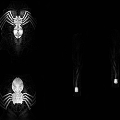 Venom suit for Gold Suit layered clothing Item