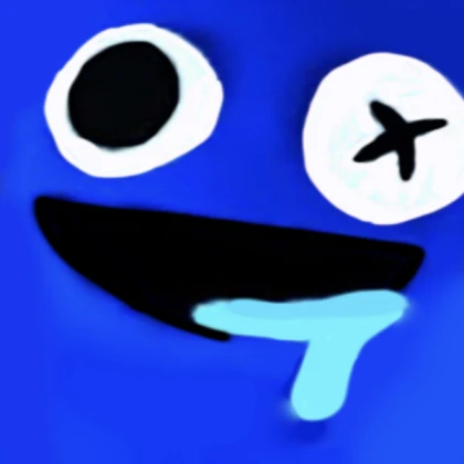 Rainbow Friends - Blue’s Face Decal RHS