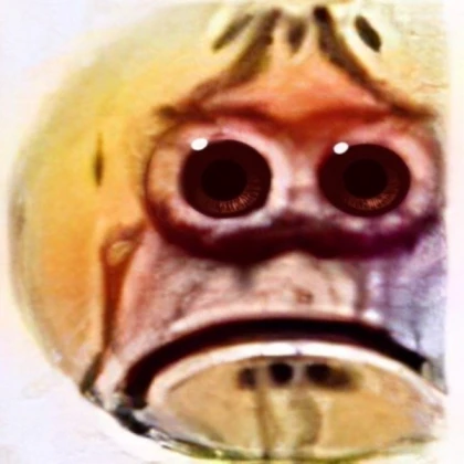 REALLY sad and scared emoji