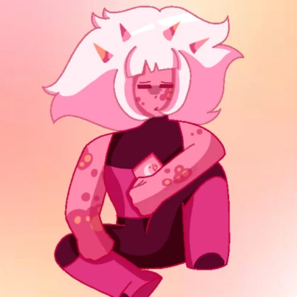 Strawberry Quartz 9XJ Gem Galaxies