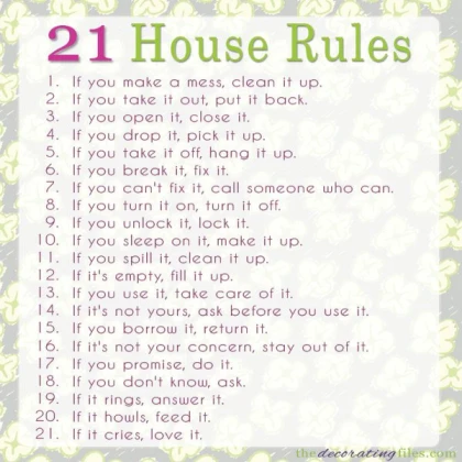 House Rules For Bloxburg