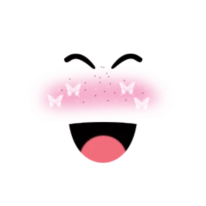 Super super happy face whith blush
