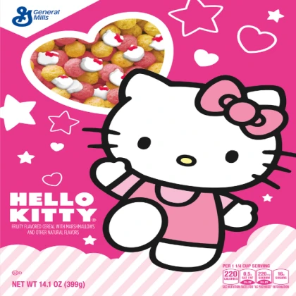 Hello Kitty Cereal Box