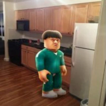 cursed squid game meme bruh