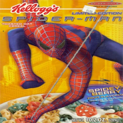Spider-Man '04 Cereal Box