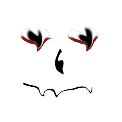 Face that dripping with bloody eyes