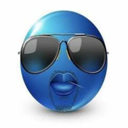 RADICAL SWAG COOL BLUE EMOJI !!!!!!!!