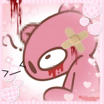 Gloomy bear creepy cutecore cute kawaii uwu