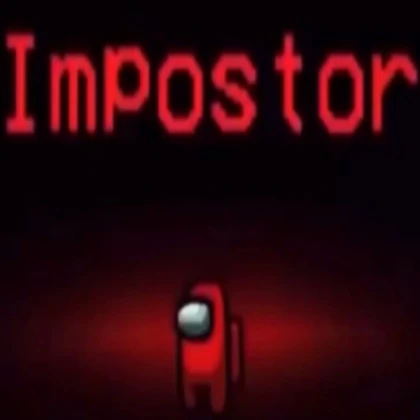 Amongus red imposter role reval