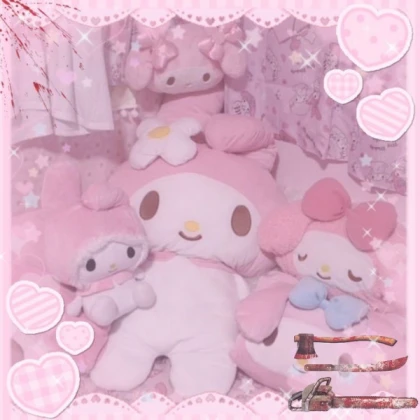 My little melody hello kitty sanrio cutecore pink