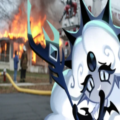 black pearl cookie burning an gas station