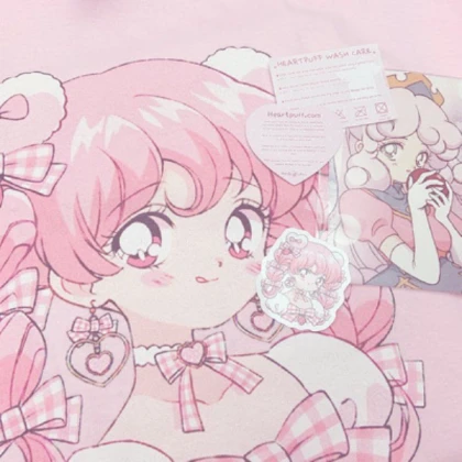 Kawaii | Aesthetic anime girl Pink Light