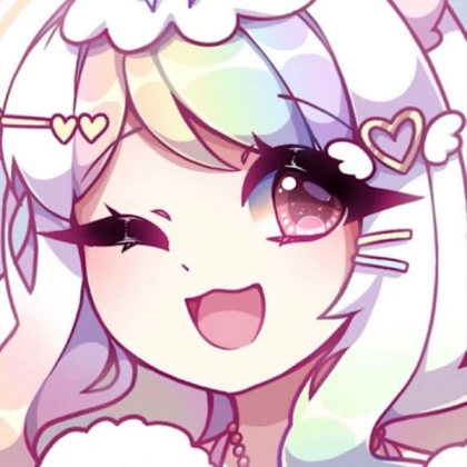 Kawaii anime girl | Pastel Rainbow