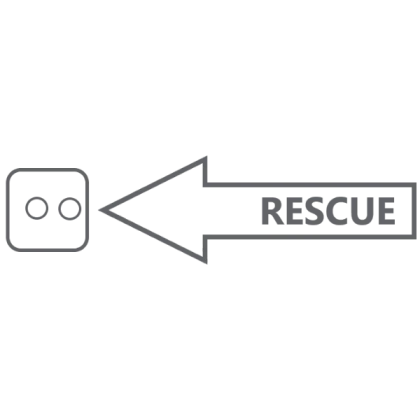 F-16 Rescue sign [inverted]