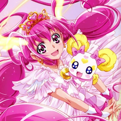 Kawaii | Anime girl Pink Glitter Force