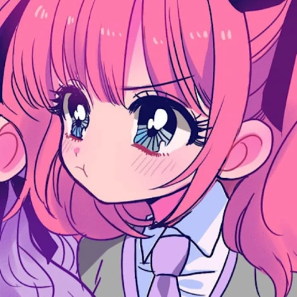 Kawaii | anime girl Pink hair