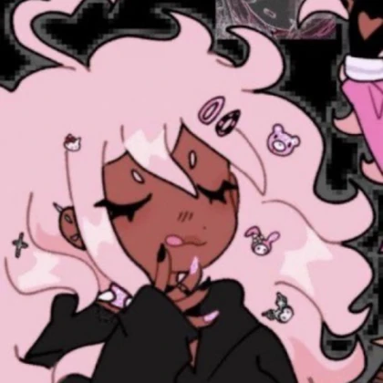 Kawaii | Aesthetic Black girl Pink and