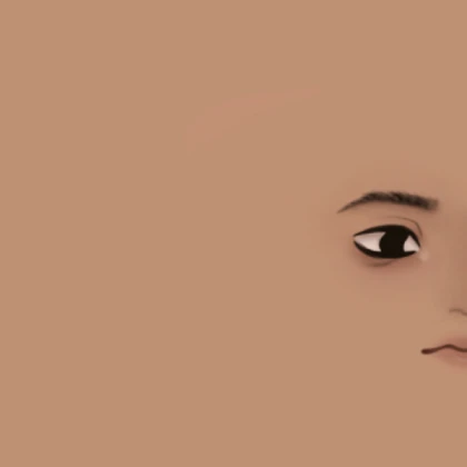 masc face for half-smile mask