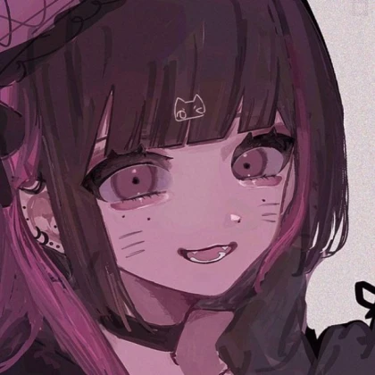 Anime pink aesthetic pfp