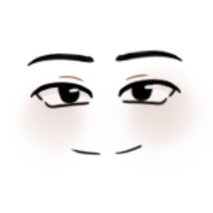 Black Eyes Simple Smile Male Face