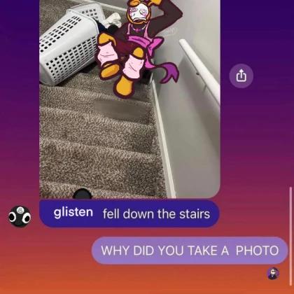 Glisten fell down the stairs [Dandy's World] Roblox Decal