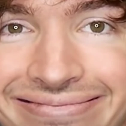 albert/flamingo smile (close up)