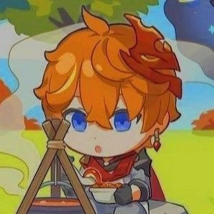 Genshin impact Childe chibi icon