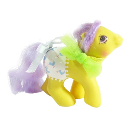 Baby Splashes yellow toy pony Classic MLP