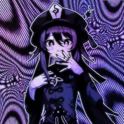 Anime girl | Kawaii Hardcore Purple Black