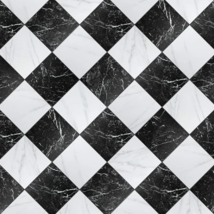 Black and White Tile