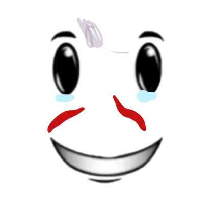 Winning smile sus glue bruise crying