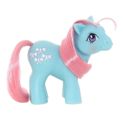 Baby Bow Tie blue and pink toy pony Classic MLP