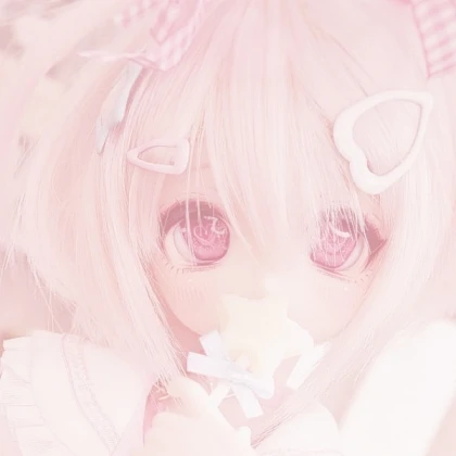 Adorable Light Pink Fairy Cute Aesthetic Anime Gir