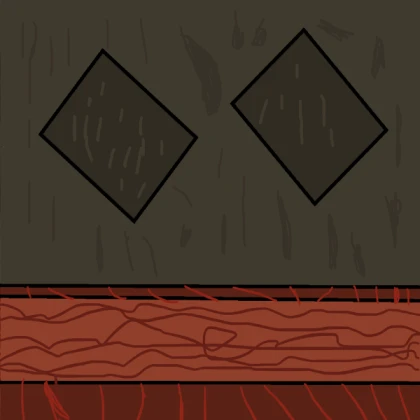 DOORS BUT SUPER BAD DECAL