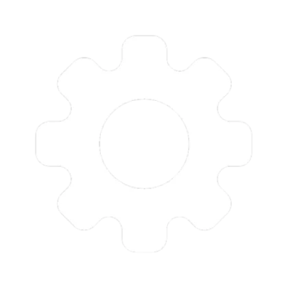 Settings Icon White
