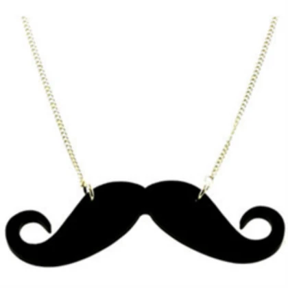 Mustache necklace (favorite and take)