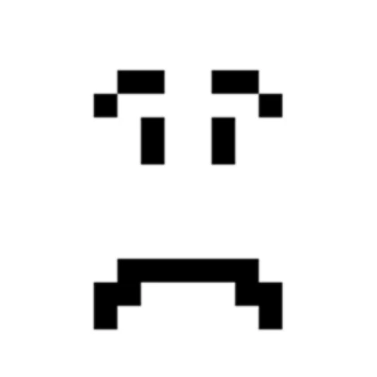 8 bit sad face help get puplished