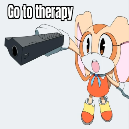 Cream the rabbit being a silly billy