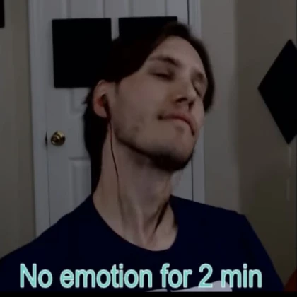 Jerma with no emotions