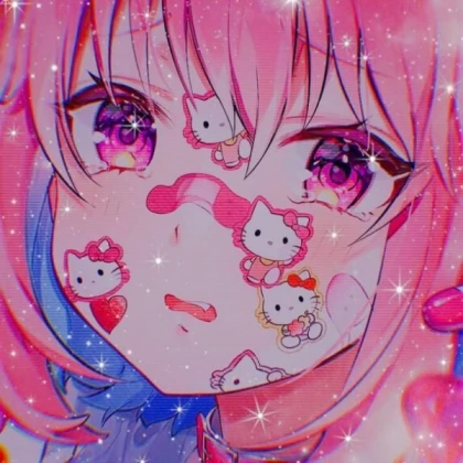pfp hello kitty anime girl