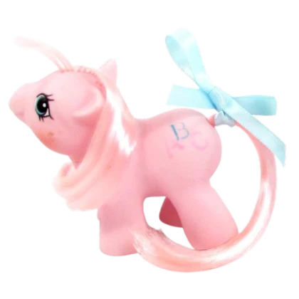 Newborn Doodles pink toy pony Classic MLP