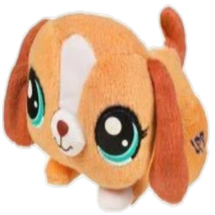 LPS stuffed animal plushie dog