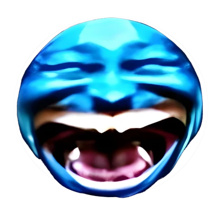 laughing blue emojI!/bab el from nicos nextbots!HD