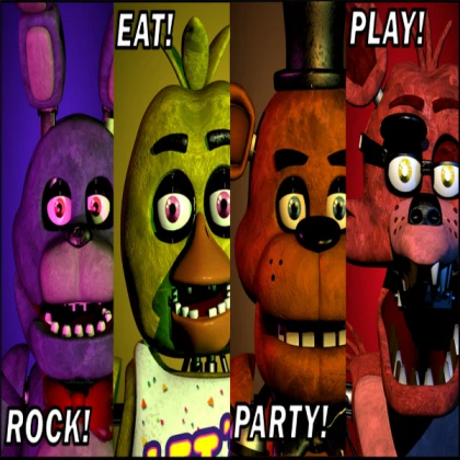 Fnaf 2 Poster But With 1 Style