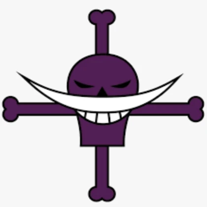 White beard logo for your blox fruits crew